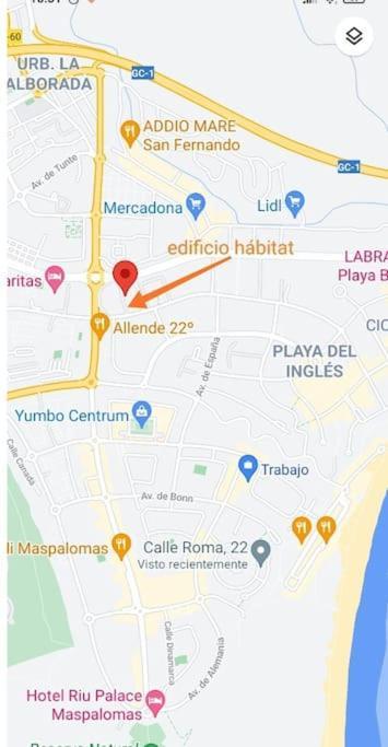 Traumhafte Wohnung Mit Panoramablick Und Pool Playa del Ingles  Ngoại thất bức ảnh