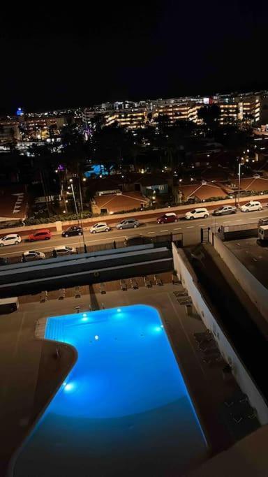 Traumhafte Wohnung Mit Panoramablick Und Pool Playa del Ingles  Ngoại thất bức ảnh